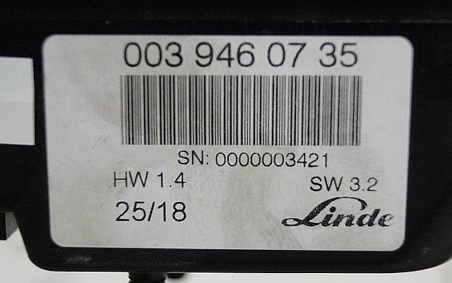 Linde 0039460735 | Display SW3.2 HW 1,4 sn. 0000003421 - Salpicadero para Equipo de manutención: foto 2 Linde 0039460735 | Display SW3.2 HW 1,4 sn. 0000003421 - Salpicadero para Equipo de manutención: foto 2