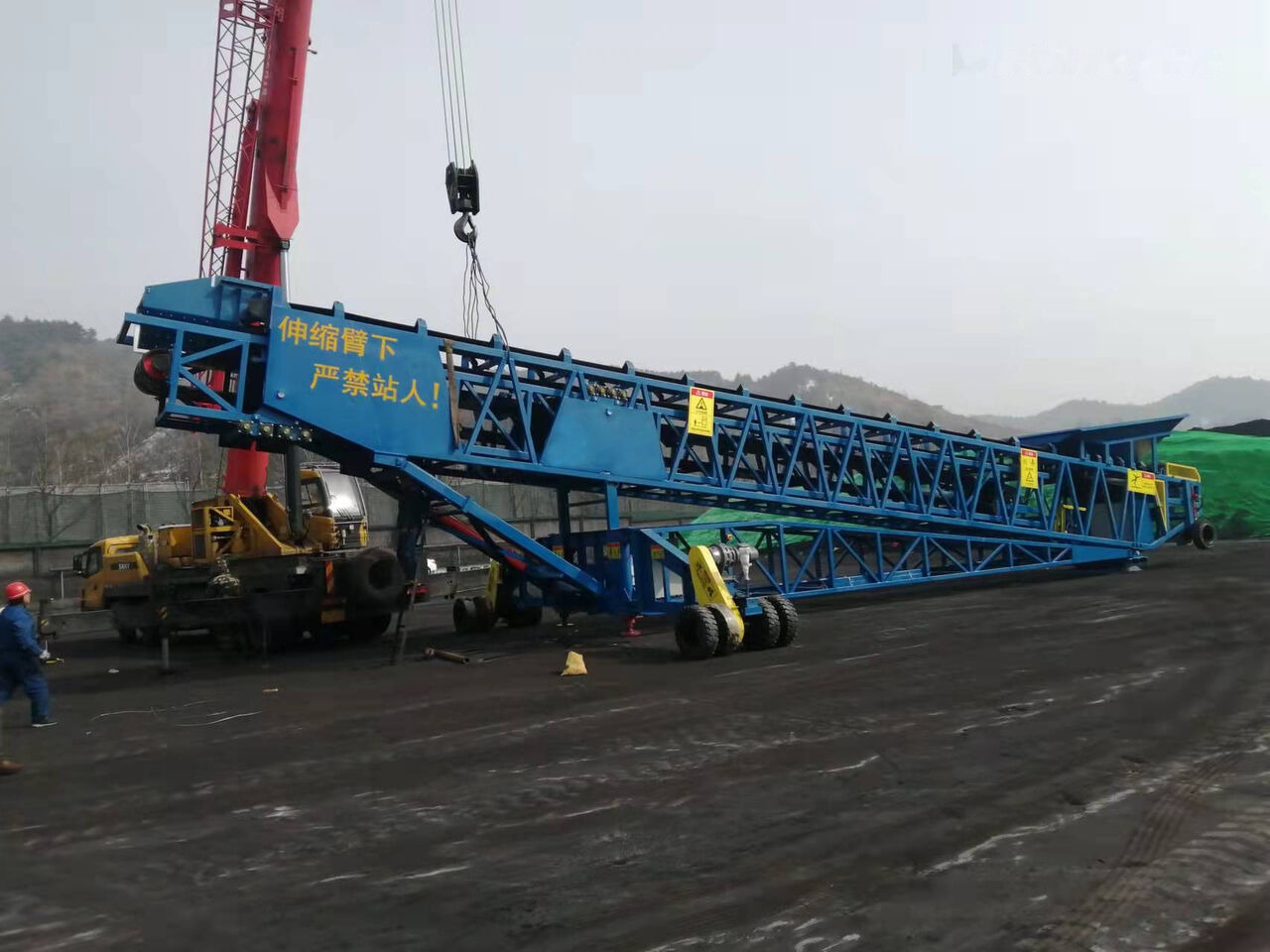 Kinglink Mobile Port Ship Loader | Telescopic Radial Stacker - Cinta transportadora: foto 1 Kinglink Mobile Port Ship Loader | Telescopic Radial Stacker - Cinta transportadora: foto 1