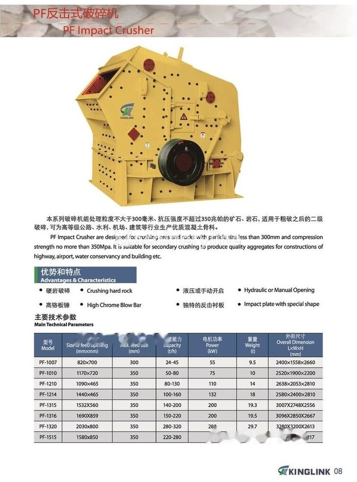 Kinglink PF1010 Horizontal Impact Crusher - Trituradora de impacto: foto 4 Kinglink PF1010 Horizontal Impact Crusher - Trituradora de impacto: foto 4