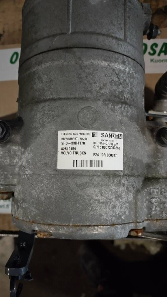 Volvo taukoilmastointi kompura - Sistema eléctrico para Camión: foto 1 Volvo taukoilmastointi kompura - Sistema eléctrico para Camión: foto 1