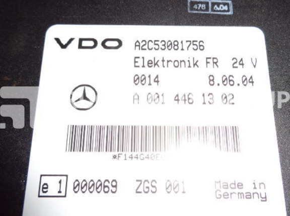 MERCEDES-BENZ Actros, Axor, Atego MP2, MP3, MP4, FR parameter control unit, St control unit - Unidad de control para Camión: foto 1 MERCEDES-BENZ Actros, Axor, Atego MP2, MP3, MP4, FR parameter control unit, St control unit - Unidad de control para Camión: foto 1