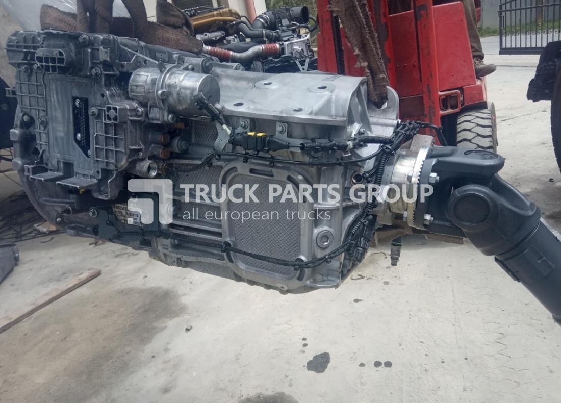Mercedes Benz Atego, Antos, Arox, EURO6, EURO 6 emission gearbox, G140-8, G140/8, 8 gears, G140 - 8, 0012603600, transmission housing front 9402602111, DS piston 9602603318, TS friction lining 9602620 - Caja de cambios para Camión: foto 1 Mercedes Benz Atego, Antos, Arox, EURO6, EURO 6 emission gearbox, G140-8, G140/8, 8 gears, G140 - 8, 0012603600, transmission housing front 9402602111, DS piston 9602603318, TS friction lining 9602620 - Caja de cambios para Camión: foto 1