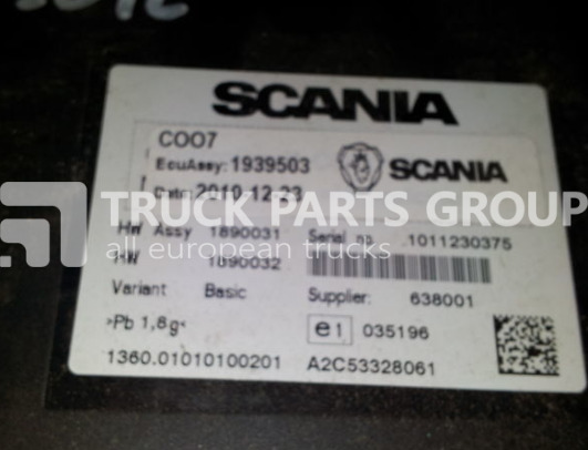 SCANIA R, P, G, T, L series EURO5, EURO6, XPI COO7 EDC, ECU, control un control unit - Unidad de control para Camión: foto 3 SCANIA R, P, G, T, L series EURO5, EURO6, XPI COO7 EDC, ECU, control un control unit - Unidad de control para Camión: foto 3