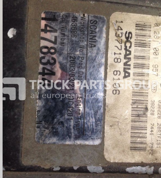 SCANIA engine computer, EDC, ECU, 1440666, BOSCH 0281010187, 1 control unit - Unidad de control para Camión: foto 4 SCANIA engine computer, EDC, ECU, 1440666, BOSCH 0281010187, 1 control unit - Unidad de control para Camión: foto 4