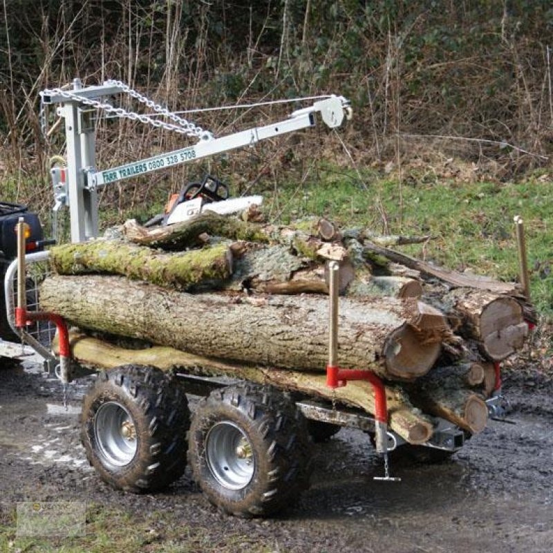 Vemac ATV Quad 2ton Rückewagen Holzrückewagen Forst Kran Traktor - Remolque forestal: foto 2 Vemac ATV Quad 2ton Rückewagen Holzrückewagen Forst Kran Traktor - Remolque forestal: foto 2