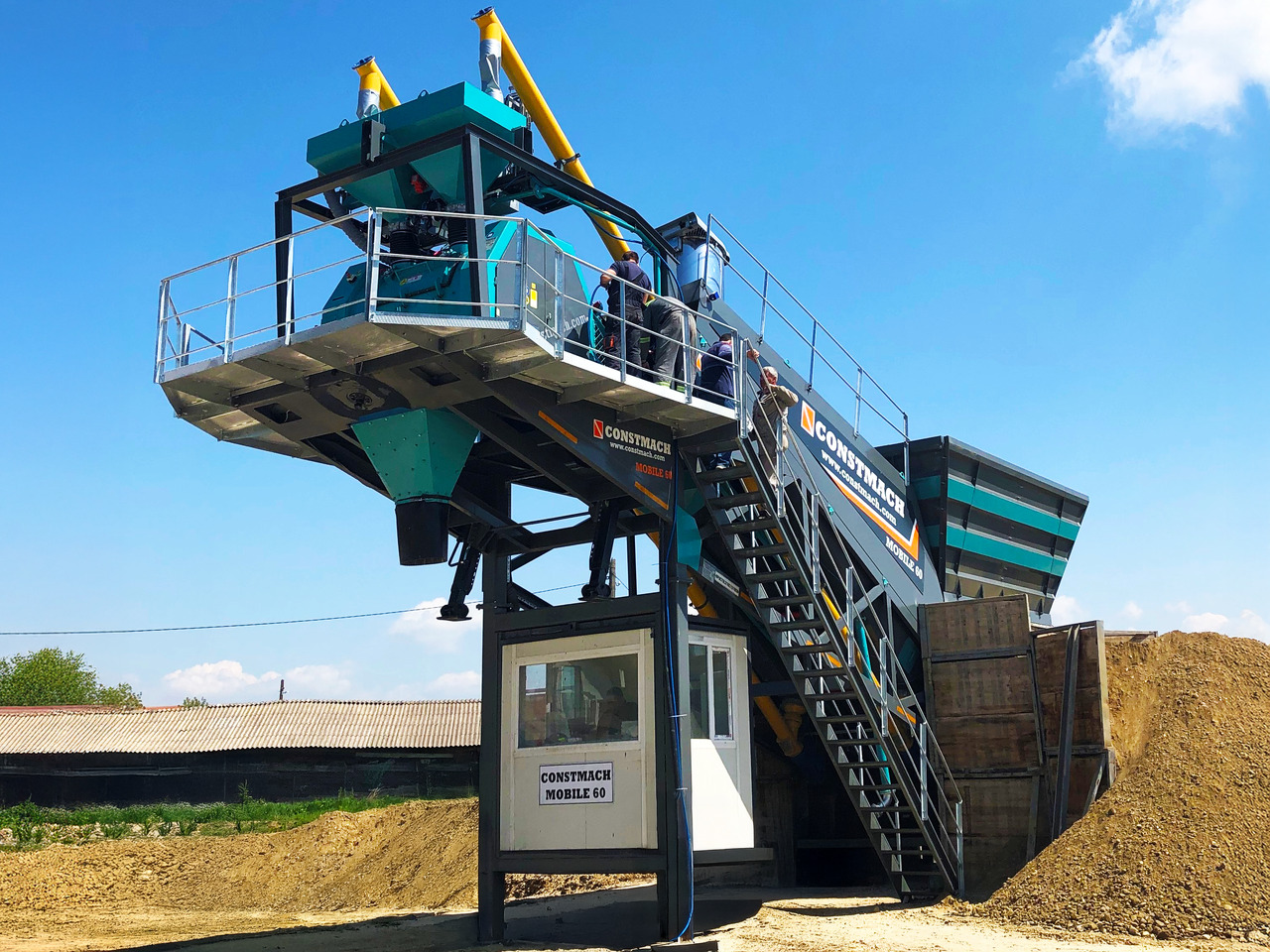 Constmach 60 m³/h Portable Concrete Batching Plant - Planta de hormigón: foto 1 Constmach 60 m³/h Portable Concrete Batching Plant - Planta de hormigón: foto 1