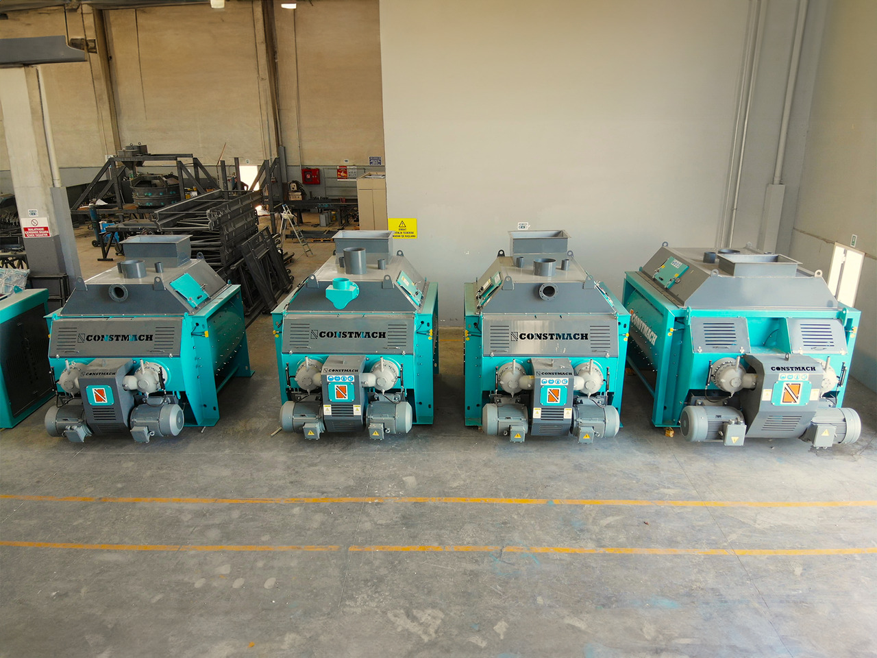 Constmach Mélangeur à Béton à Double Arbre ( Mélangeur à Palettes ) - Hormigonera: foto 4 Constmach Mélangeur à Béton à Double Arbre ( Mélangeur à Palettes ) - Hormigonera: foto 4