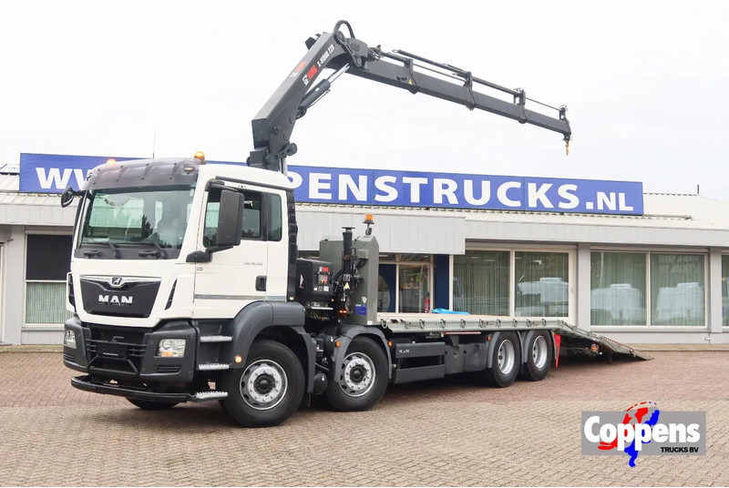 MAN TGS 35.360 Kraanwagen + oprijwagen Hiab 228 E3 - Camión grúa: foto 1 MAN TGS 35.360 Kraanwagen + oprijwagen Hiab 228 E3 - Camión grúa: foto 1