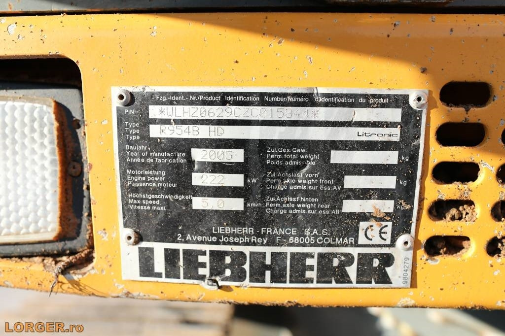 Excavadora de cadenas Liebherr R 954 B HD: foto 16