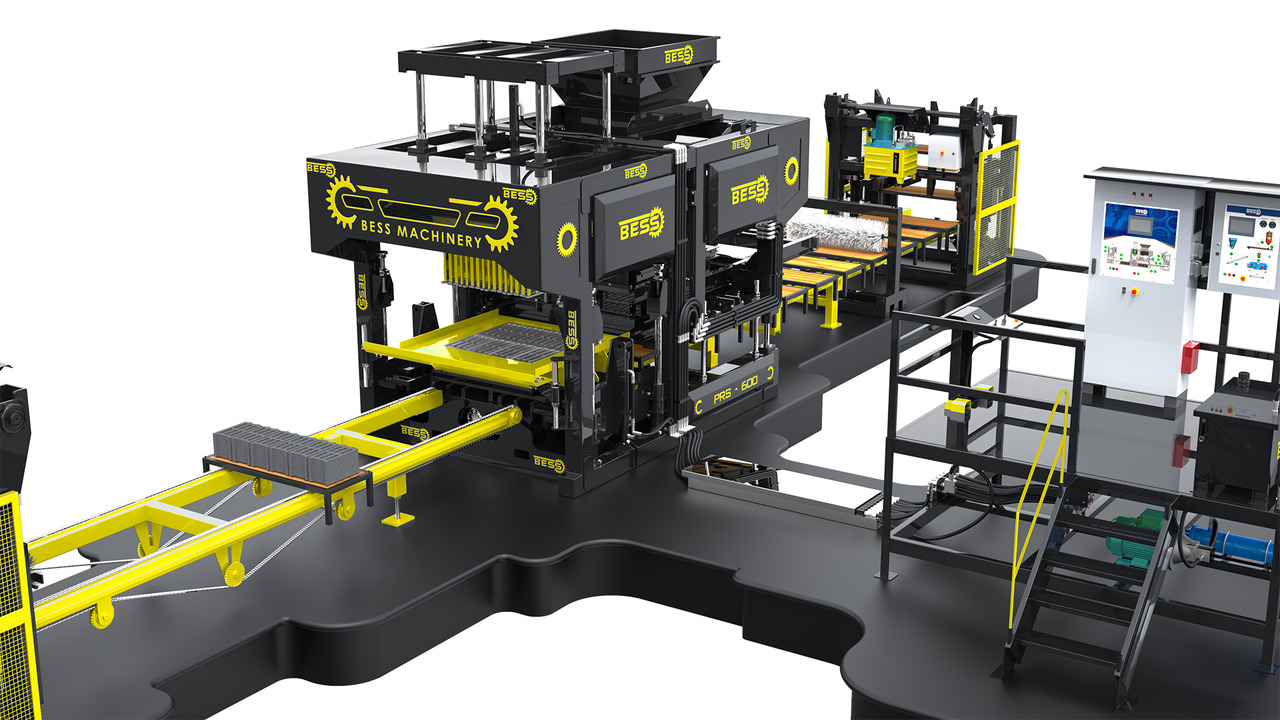 Fully Automatic Hollow Block Machine | PRS-600 - Máquina bloquera: foto 4 Fully Automatic Hollow Block Machine | PRS-600 - Máquina bloquera: foto 4