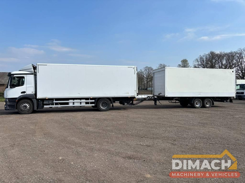 Mercedes-Benz Actros 1833 4x2 - aanhanger koffer, Euro 6 - Camión caja cerrada: foto 1 Mercedes-Benz Actros 1833 4x2 - aanhanger koffer, Euro 6 - Camión caja cerrada: foto 1