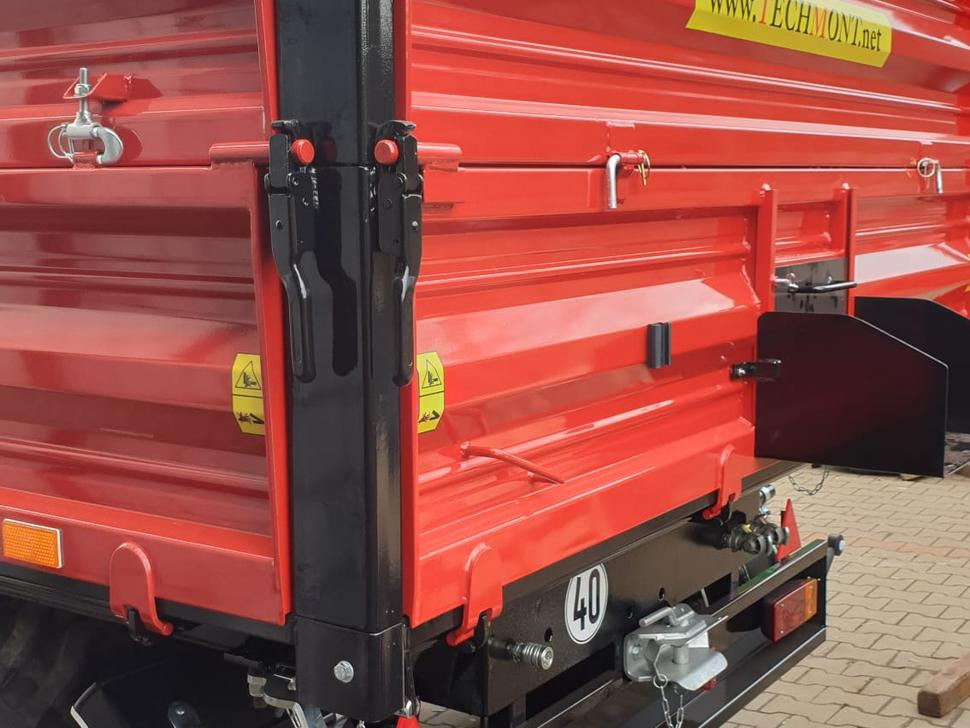 Remolque volquete agrícola nuevo Techmont Anhänger / Trailer / Remorque / Rimorchio / Прицеп двухосный тандем / Przyczepa tandem PTTCW 310 10 t: foto 17
