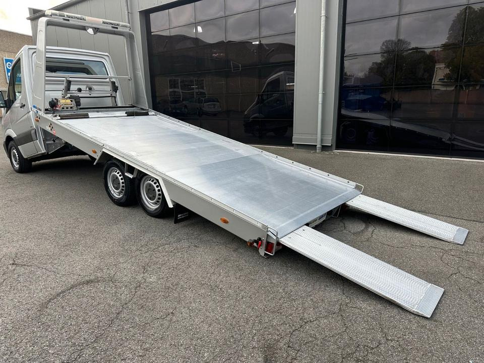 Mercedes-Benz Sprinter 319 & ALGEMA Blitzlader "R"  V6 - Grua de remolque autos: foto 2 Mercedes-Benz Sprinter 319 & ALGEMA Blitzlader "R"  V6 - Grua de remolque autos: foto 2