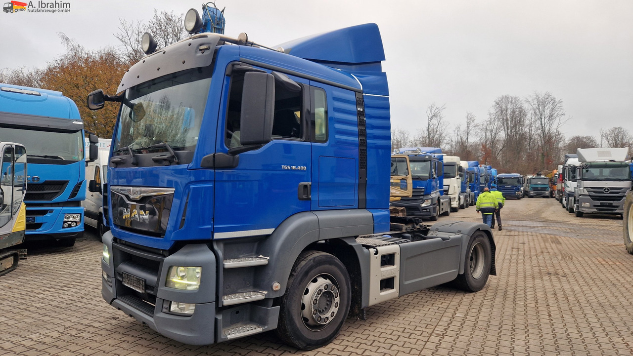 MAN 18.400 TGX Flachdach Retarder, Klima, 1 Bett, Kühlschrank - Cabeza tractora: foto 1 MAN 18.400 TGX Flachdach Retarder, Klima, 1 Bett, Kühlschrank - Cabeza tractora: foto 1