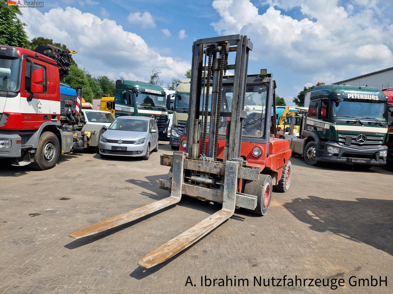 Linde H60 Tragfähigkeit 6000 kg ,3800 mm Hubhöhe, 2x vorhanden - Carretilla elevadora diésel: foto 5 Linde H60 Tragfähigkeit 6000 kg ,3800 mm Hubhöhe, 2x vorhanden - Carretilla elevadora diésel: foto 5