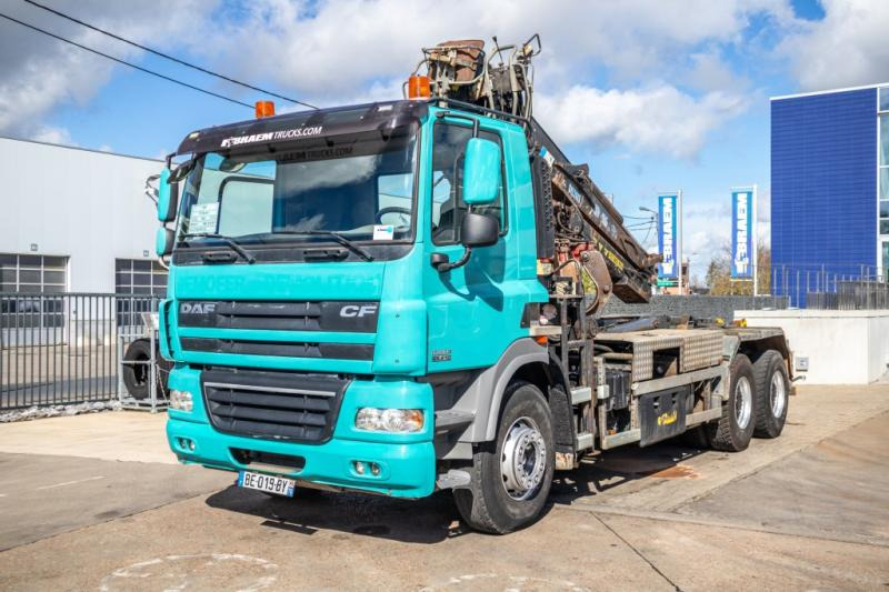 DAF CF 85.410+DIEBOLT 16Ton/m - Camión multibasculante, Camión grúa: foto 1 DAF CF 85.410+DIEBOLT 16Ton/m - Camión multibasculante, Camión grúa: foto 1