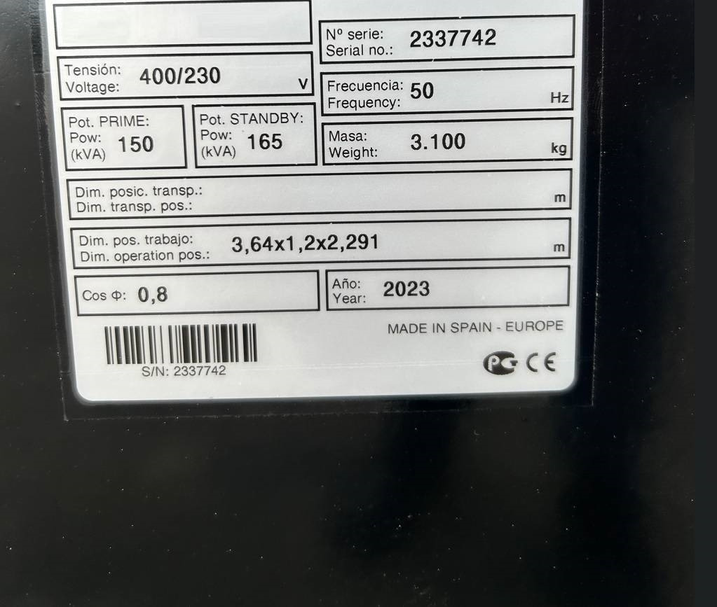 Deutz TCD6.1L6 - 165 kVA Stage V Generator - DPX-19014 - Generador industriale: foto 4 Deutz TCD6.1L6 - 165 kVA Stage V Generator - DPX-19014 - Generador industriale: foto 4