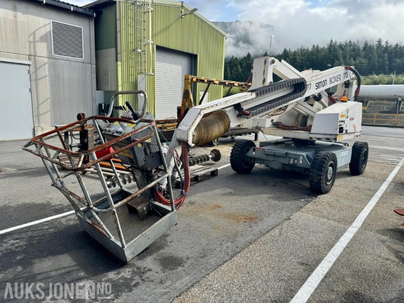 1995 Simon Boxer 170E - Lift - Arbeidshøyde 17 M - Timer: 516 - Plataforma elevadora: foto 1 1995 Simon Boxer 170E - Lift - Arbeidshøyde 17 M - Timer: 516 - Plataforma elevadora: foto 1
