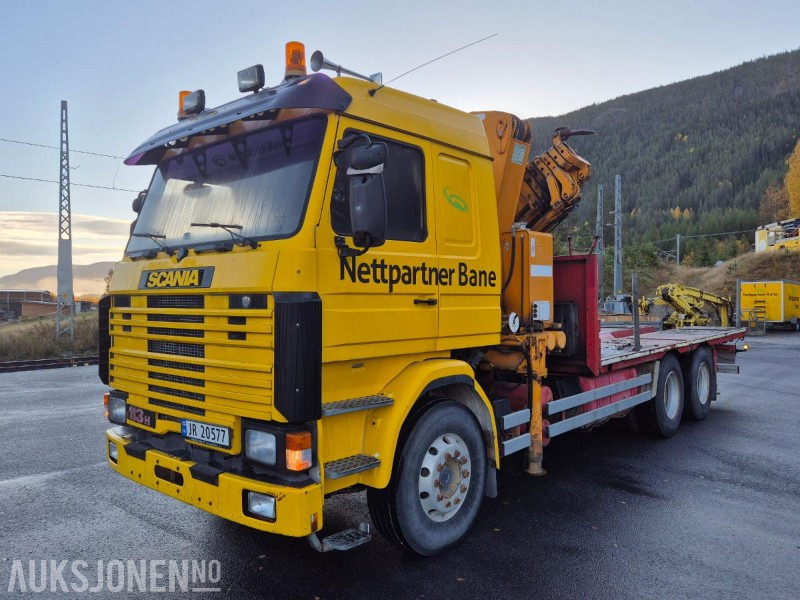 1996 Scania R113HL6x4A, kranbil, repobjekt - Camión grúa: foto 1 1996 Scania R113HL6x4A, kranbil, repobjekt - Camión grúa: foto 1