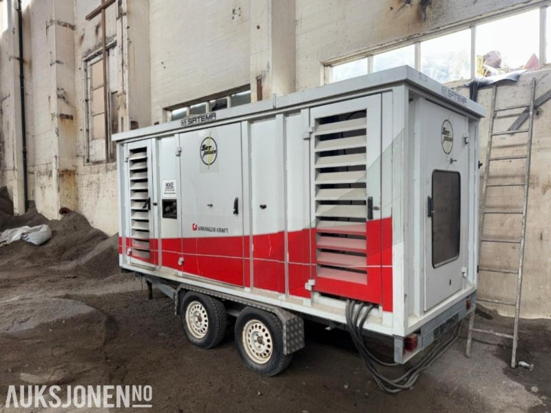 2001 SDMO JS180K aggregat - 180 kVA - Satema - 24 169 t - Biltilhenger - Equipo de construcción: foto 2 2001 SDMO JS180K aggregat - 180 kVA - Satema - 24 169 t - Biltilhenger - Equipo de construcción: foto 2