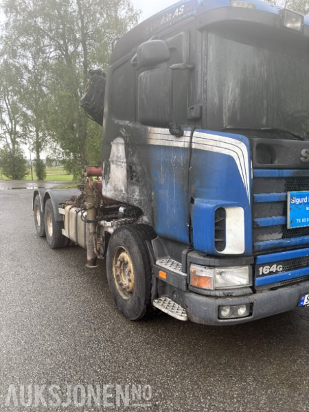 2002 Scania R164GB6X2 Kranbil, 23tm kran, Rep. Objekt - Camión grúa: foto 3 2002 Scania R164GB6X2 Kranbil, 23tm kran, Rep. Objekt - Camión grúa: foto 3