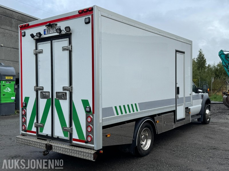 2008 Ford F-550 XL SuperDuty V8 PowerStroke, verkstedvogn/servicebil, Rioned spyleaggregat, Sortimo, fjernstyring, kraftuttak, EU til 06.2026! - Camión caja cerrada: foto 5 2008 Ford F-550 XL SuperDuty V8 PowerStroke, verkstedvogn/servicebil, Rioned spyleaggregat, Sortimo, fjernstyring, kraftuttak, EU til 06.2026! - Camión caja cerrada: foto 5