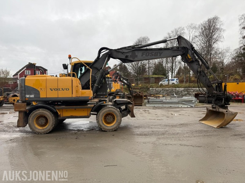 2010 Volvo EW160C HJULGRAVER STEELWRIST X20 TILTROTATOR SERVICEHISTORIKK. - Excavadora: foto 4 2010 Volvo EW160C HJULGRAVER STEELWRIST X20 TILTROTATOR SERVICEHISTORIKK. - Excavadora: foto 4
