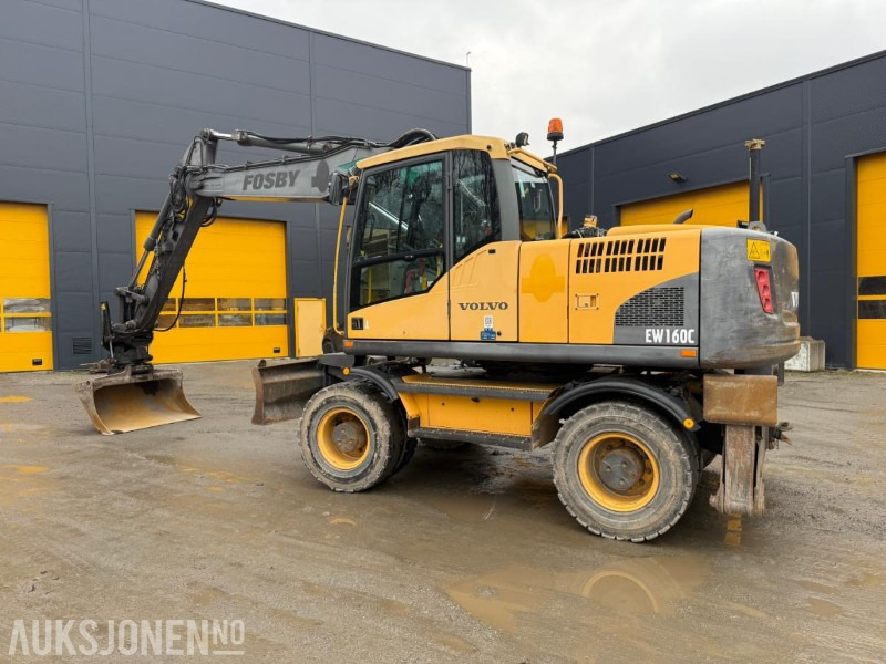 2010 Volvo EW160C HJULGRAVER STEELWRIST X20 TILTROTATOR SERVICEHISTORIKK. - Excavadora: foto 5 2010 Volvo EW160C HJULGRAVER STEELWRIST X20 TILTROTATOR SERVICEHISTORIKK. - Excavadora: foto 5