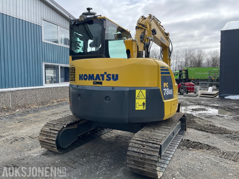 2011 Komatsu PC 78 US-8 Graver med Tiltrotator og tre skuffer - Excavadora: foto 5 2011 Komatsu PC 78 US-8 Graver med Tiltrotator og tre skuffer - Excavadora: foto 5