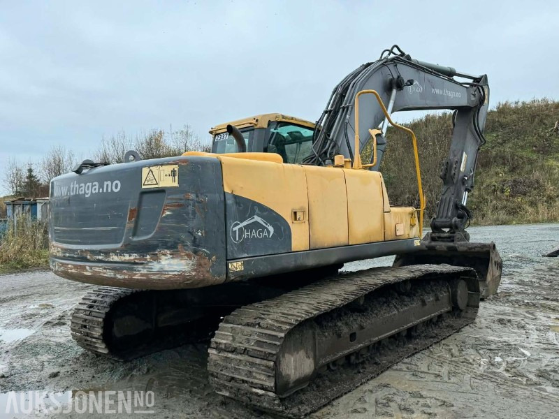 2011 Volvo EC210CL beltegraver HK S70 Engcon tiltrotator 9545 Timer - Excavadora: foto 4 2011 Volvo EC210CL beltegraver HK S70 Engcon tiltrotator 9545 Timer - Excavadora: foto 4