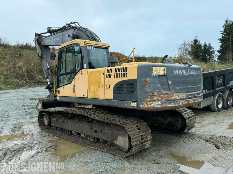 2011 Volvo EC210CL beltegraver HK S70 Engcon tiltrotator 9545 Timer - Excavadora: foto 2 2011 Volvo EC210CL beltegraver HK S70 Engcon tiltrotator 9545 Timer - Excavadora: foto 2