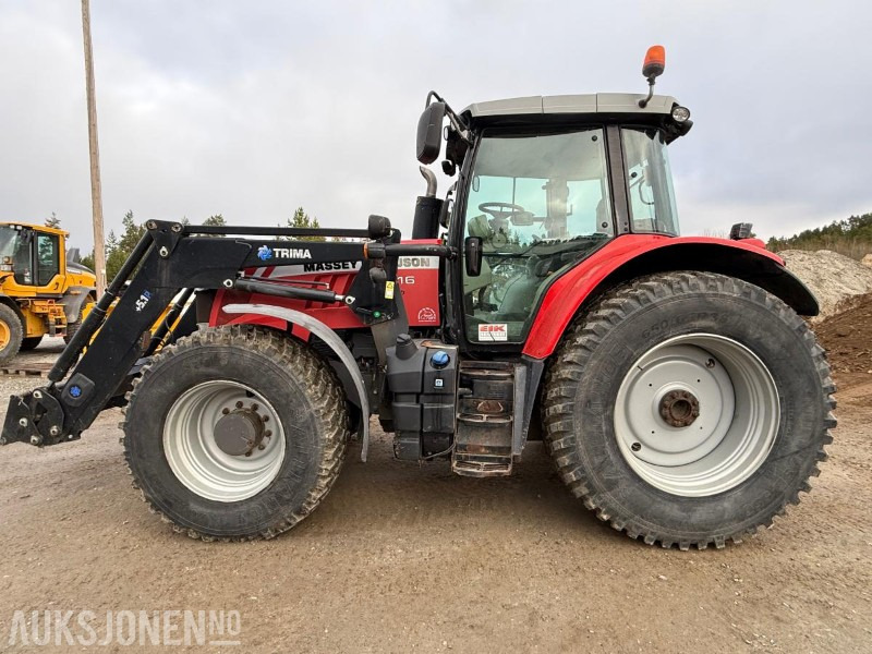 2013 Massey Ferguson 7616 Dyna-6 med Trima +5.1P frontlaster - Tractor: foto 2 2013 Massey Ferguson 7616 Dyna-6 med Trima +5.1P frontlaster - Tractor: foto 2