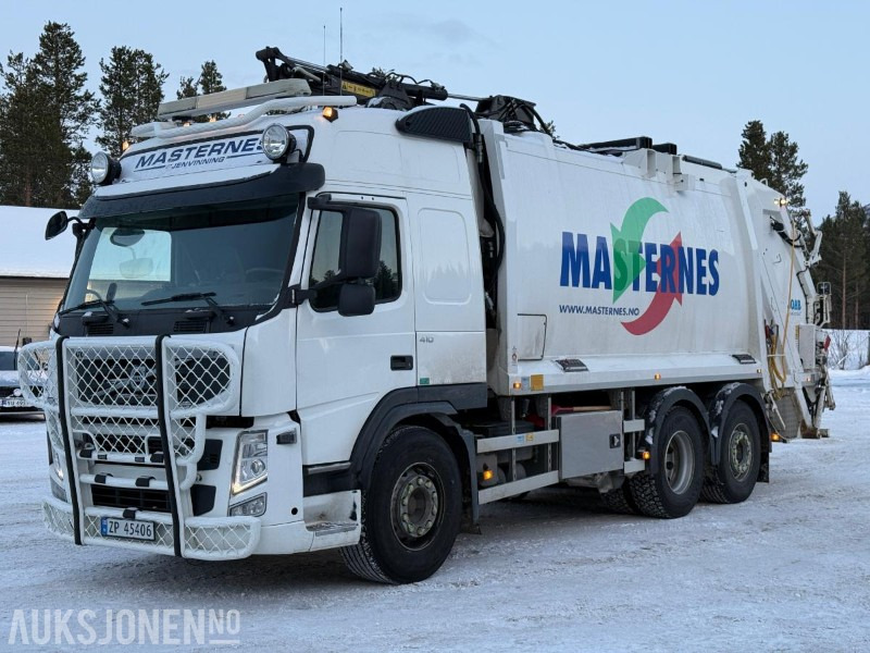2013 Volvo FM – Renovasjonsbil – JOAB Anaconda HD – Kran – 358 257 km - Camión de basura: foto 1 2013 Volvo FM – Renovasjonsbil – JOAB Anaconda HD – Kran – 358 257 km - Camión de basura: foto 1