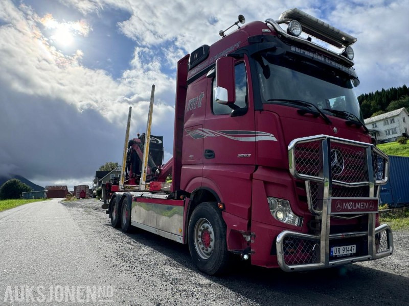 2014 Mercedes-Benz Actros 2663 - 6x4 - Tømmerbil med Palfinger Epsilon Tømmerkran med hytte - Navreduksjon - Camión forestal, Camión grúa: foto 3 2014 Mercedes-Benz Actros 2663 - 6x4 - Tømmerbil med Palfinger Epsilon Tømmerkran med hytte - Navreduksjon - Camión forestal, Camión grúa: foto 3