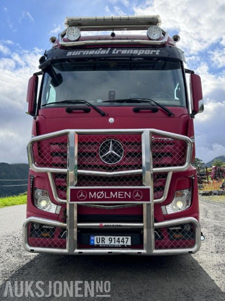 2014 Mercedes-Benz Actros 2663 - 6x4 - Tømmerbil med Palfinger Epsilon Tømmerkran med hytte - Navreduksjon - Camión forestal, Camión grúa: foto 2 2014 Mercedes-Benz Actros 2663 - 6x4 - Tømmerbil med Palfinger Epsilon Tømmerkran med hytte - Navreduksjon - Camión forestal, Camión grúa: foto 2