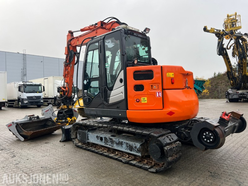 2015 Hitachi ZX-85-US-5 - Rail maskin med mye utstyr! - Excavadora: foto 3 2015 Hitachi ZX-85-US-5 - Rail maskin med mye utstyr! - Excavadora: foto 3