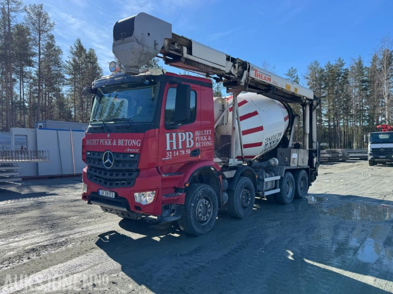 2018 Mercedes-Benz Arocs båndbil til betong - Camión hormigonera: foto 1 2018 Mercedes-Benz Arocs båndbil til betong - Camión hormigonera: foto 1