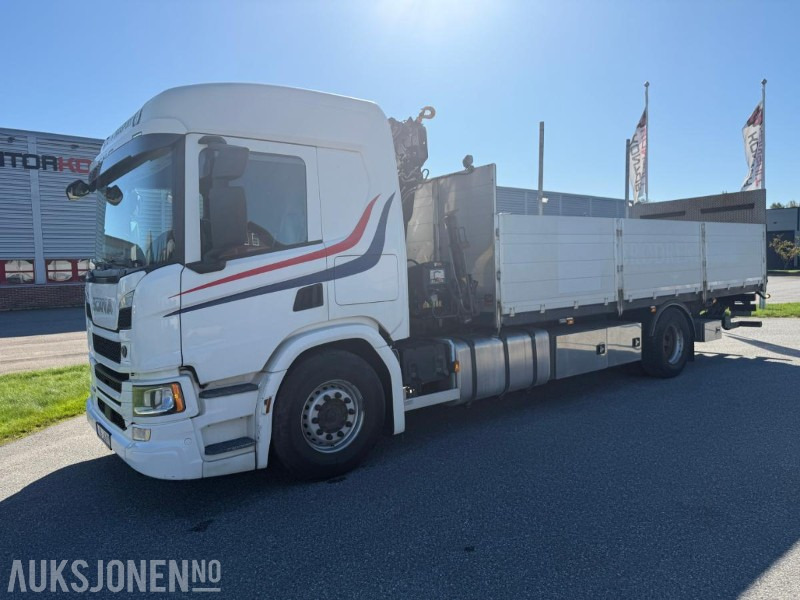 2018 Scania P 320 KRANBIL M/PLAN HIAB XS099 KRAN SERVICEHISTORIKK. - Camión grúa: foto 1 2018 Scania P 320 KRANBIL M/PLAN HIAB XS099 KRAN SERVICEHISTORIKK. - Camión grúa: foto 1