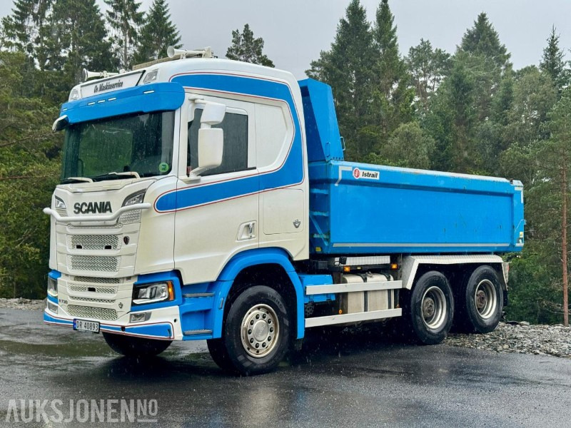 2018 Scania R-serie 6x4 - Tippbil - Eu-godkjent til 04/26 - Km: 387393 - Camión volquete: foto 1 2018 Scania R-serie 6x4 - Tippbil - Eu-godkjent til 04/26 - Km: 387393 - Camión volquete: foto 1