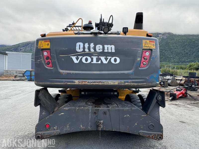 2018 Volvo EW210D Hjulgraver - S70 HK feste - Sentralsmøring - Hammerhydraulikk/tilleggshydraulikk - Multi-X - 1 tannskuffe - Excavadora: foto 5 2018 Volvo EW210D Hjulgraver - S70 HK feste - Sentralsmøring - Hammerhydraulikk/tilleggshydraulikk - Multi-X - 1 tannskuffe - Excavadora: foto 5