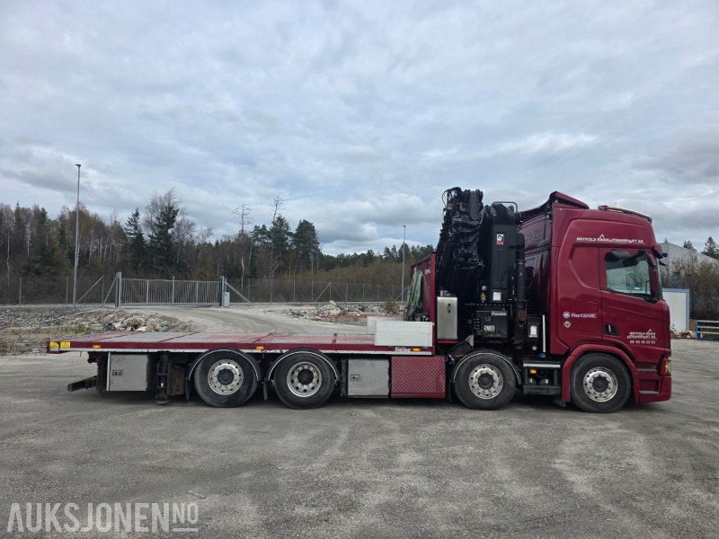 2019 Scania R-serie 580 kranbil / EURO 6 / Topp utstyrt / servicehistorikk / HIAB-kran 858, 80 Tm / Nylig EU - Camión grúa: foto 5 2019 Scania R-serie 580 kranbil / EURO 6 / Topp utstyrt / servicehistorikk / HIAB-kran 858, 80 Tm / Nylig EU - Camión grúa: foto 5
