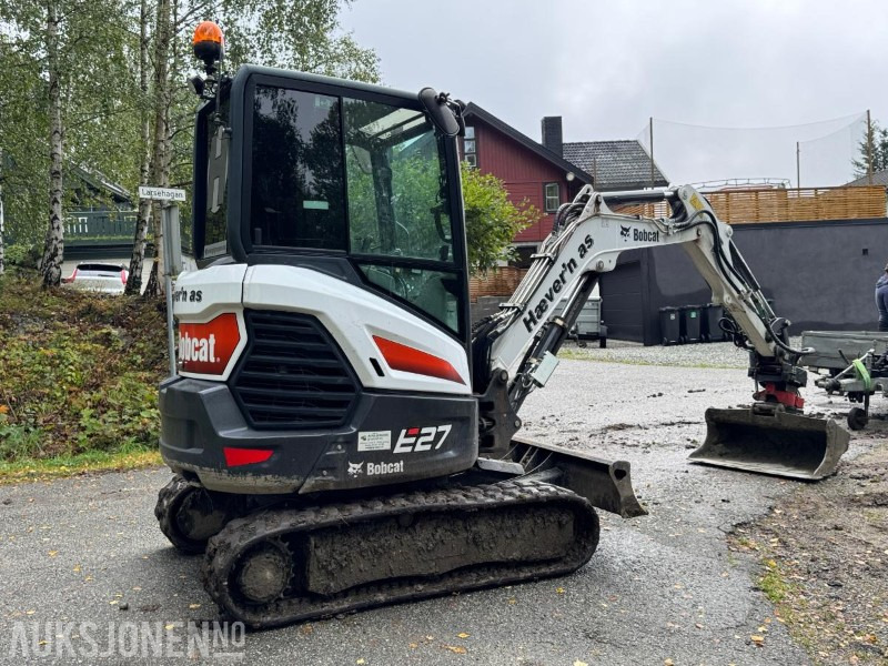 2022 Bobcat E27 minigraver / Rototilt / 3 skuffer - Miniexcavadora: foto 5 2022 Bobcat E27 minigraver / Rototilt / 3 skuffer - Miniexcavadora: foto 5