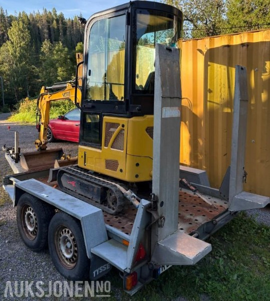 2022 Vote VTW-15 minigraver med 3 skuffer og Tysse henger - MVA-fri - Miniexcavadora: foto 4 2022 Vote VTW-15 minigraver med 3 skuffer og Tysse henger - MVA-fri - Miniexcavadora: foto 4