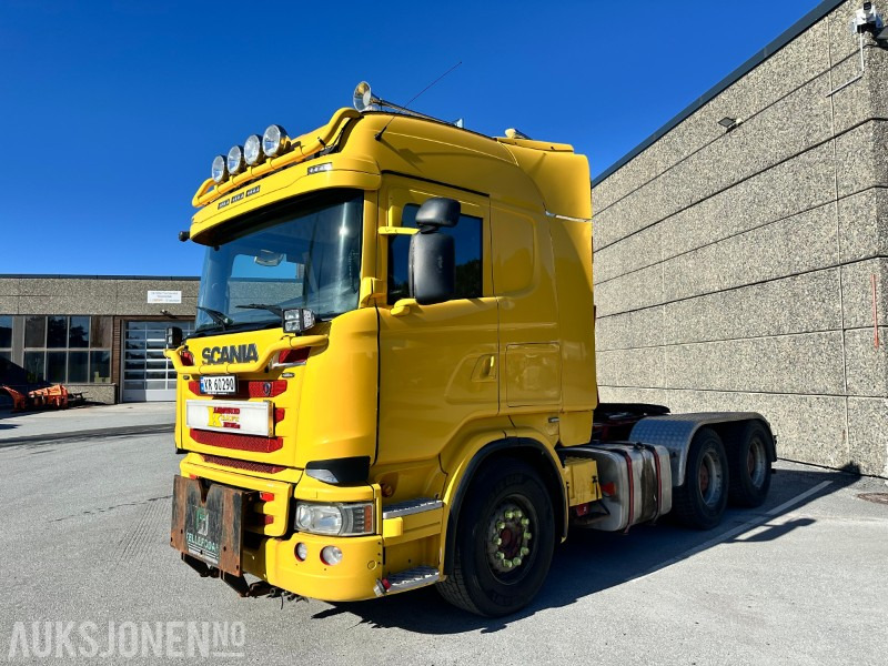 2014 Scania R730 6x4 brøyterigget kombibil - tippkasse - opptrekt - Cabeza tractora: foto 1 2014 Scania R730 6x4 brøyterigget kombibil - tippkasse - opptrekt - Cabeza tractora: foto 1