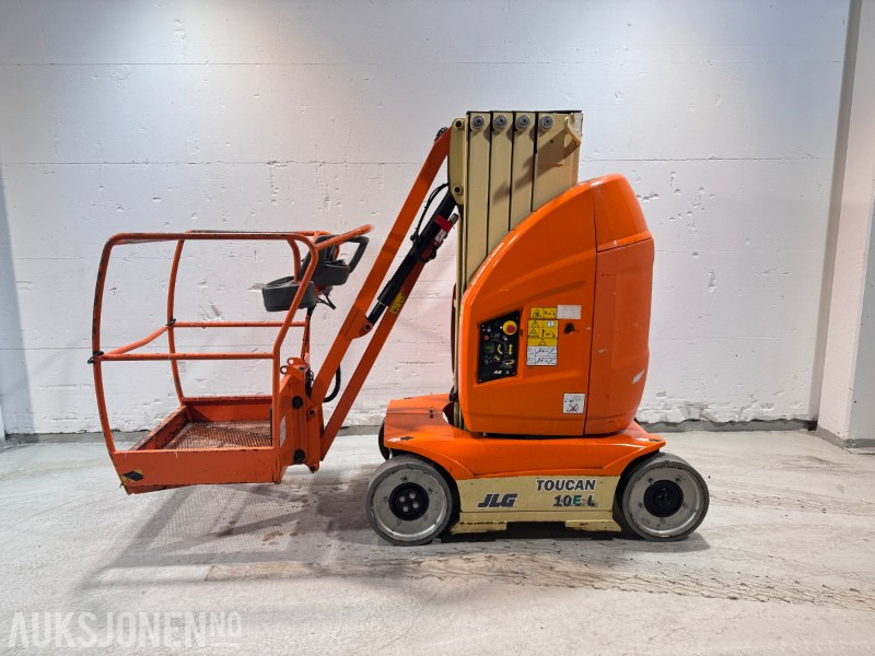 2018 JLG Toucan 10E Mastelift - 10 meter løftehøyde - Equipo de manutención: foto 1 2018 JLG Toucan 10E Mastelift - 10 meter løftehøyde - Equipo de manutención: foto 1