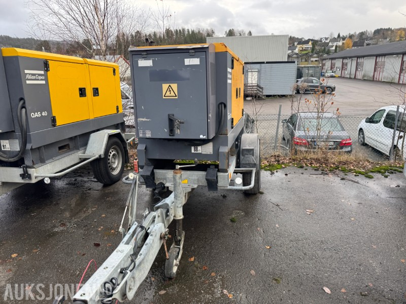 2010 Atlas Copco Atlas Copco QAS 20 - Strømaggregat 20 kVA, 400/230V - Maquinaria industrial: foto 3 2010 Atlas Copco Atlas Copco QAS 20 - Strømaggregat 20 kVA, 400/230V - Maquinaria industrial: foto 3