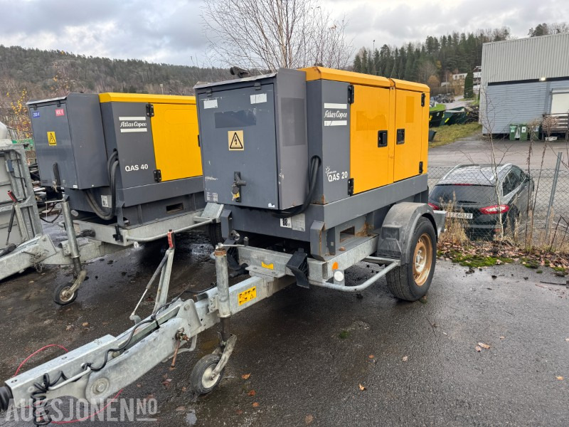 2010 Atlas Copco Atlas Copco QAS 20 - Strømaggregat 20 kVA, 400/230V - Maquinaria industrial: foto 2 2010 Atlas Copco Atlas Copco QAS 20 - Strømaggregat 20 kVA, 400/230V - Maquinaria industrial: foto 2