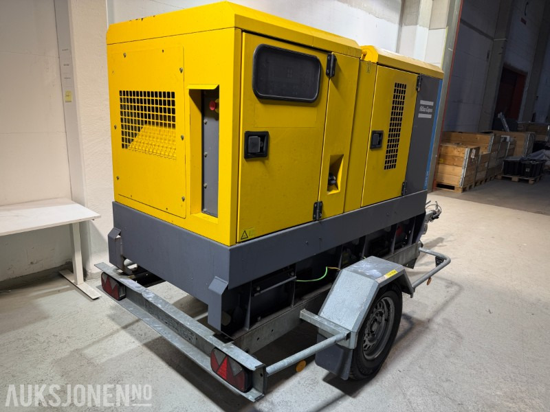 2018 Atlas Copco QAS 60 tilhengermontert strømgenerator - Reparasjonsobjekt - Maquinaria industrial: foto 2 2018 Atlas Copco QAS 60 tilhengermontert strømgenerator - Reparasjonsobjekt - Maquinaria industrial: foto 2