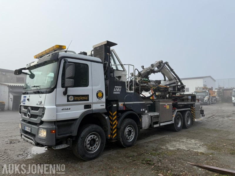 2013 MERCEDES-BENZ 4144  ACTROS, AMV Bolterigg, Nylig EU-godkjent chassi - Vehículo municipal: foto 1 2013 MERCEDES-BENZ 4144  ACTROS, AMV Bolterigg, Nylig EU-godkjent chassi - Vehículo municipal: foto 1