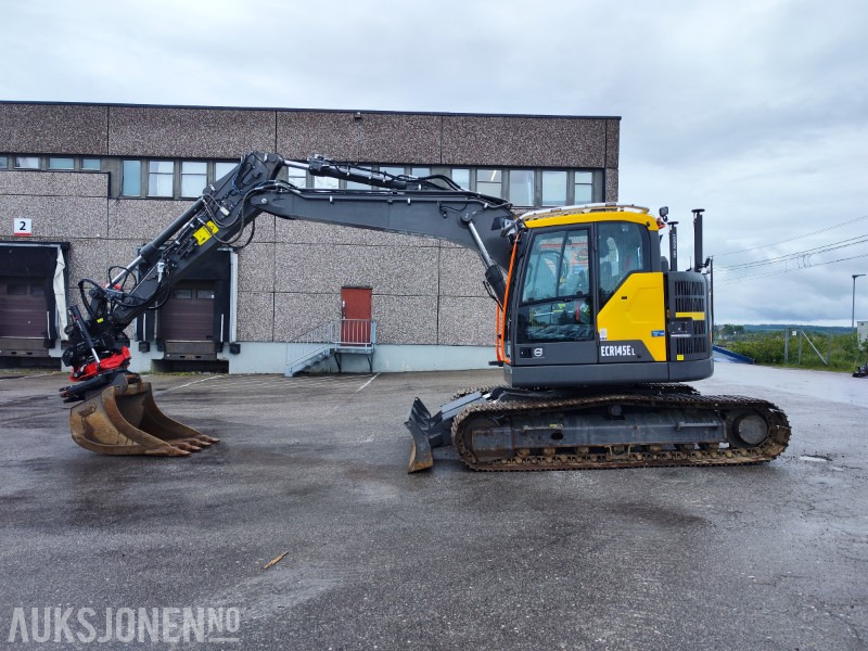 Excavadora Volvo ECR145EL. GPS, R5 med grip, Oilquick, hammer, klype ++: foto 1